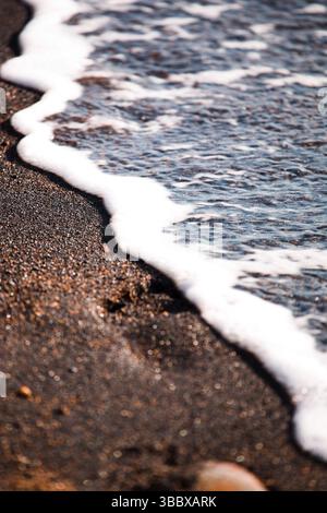 Spiaggia di Topinetti vicino a Rio Marina sull'Isola d'Elba, Italia, agosto 2011 Foto Stock