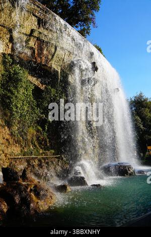 Cascade du Château, Parco pubblico, Nizza, Francia Foto Stock