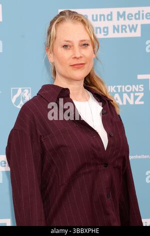 Maren Schmitt beim Empfang der Landesregierung Nordrhein-Westfalen, der Film- und Medienstiftung NRW und der Produktionsallianz anlässlich der 78. Internationalen Filmfestspiele von Cannes im Vilebrequin la Plage Ondine Restaurant & Beach Club. Cannes, 16.05.2025 Foto Stock