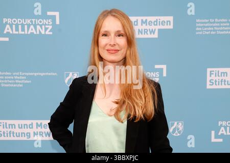 Odine Johne beim Empfang der Landesregierung Nordrhein-Westfalen, der Film- und Medienstiftung NRW und der Produktionsallianz anlässlich der 78. Internationalen Filmfestspiele von Cannes im Vilebrequin la Plage Ondine Restaurant & Beach Club. Cannes, 16.05.2025 Foto Stock
