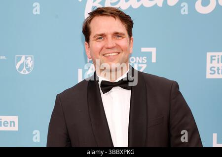 Pierre Kiwitt beim Empfang der Landesregierung Nordrhein-Westfalen, der Film- und Medienstiftung NRW und der Produktionsallianz anlässlich der 78. Internationalen Filmfestspiele von Cannes im Vilebrequin la Plage Ondine Restaurant & Beach Club. Cannes, 16.05.2025 Foto Stock