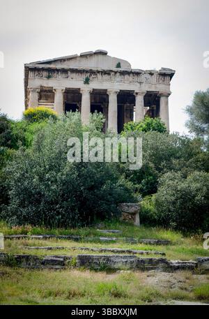 L'antica agorà di Atene, Grecia Foto Stock