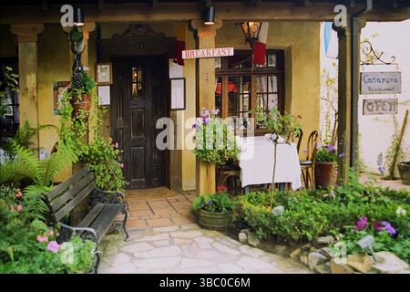Il ristorante Casanova a Carmel-by-the-Sea, CA, USA, circa 1992 Foto Stock