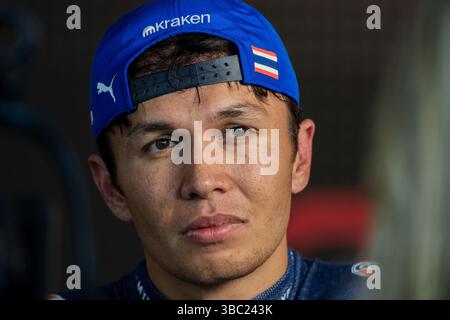 Imola, Italia. 17 maggio 2025. Alexander Albon della Thailandia e Williams Racing durante il Gran Premio dell'Emilia Romagna di Formula 1. (Foto di Jay Hirano/SOPA Images/Sipa USA) credito: SIPA USA/Alamy Live News Foto Stock