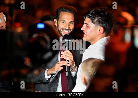 Parigi, Francia. 17 maggio 2025. Lyes Houhou of Canal all'Adidas Arena il 17 maggio 2025 a Parigi, Francia. Foto di Victor Joly/ABACAPRESS.COM credito: Abaca Press/Alamy Live News Foto Stock