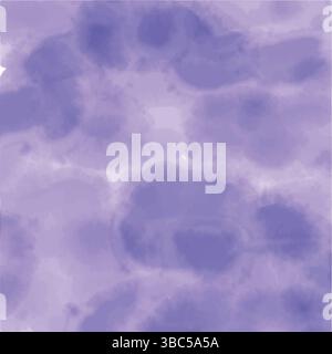Bellissimo sfondo acquerello vettoriale astratto acquerello viola con sfumature e texture morbide. Illustrazione Vettoriale