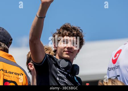 Autodromo Enzo e Dino Ferrari, Imola, Italia.18.May.2025; Andrea Kimi Antonelli dell'Italia e Mercedes-AMG PETRONAS F1 Team durante il Gran Premio di Formula 1 Emilia Romagna crediti: Jay Hirano/AFLO/Alamy Live News Foto Stock