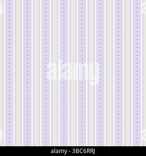 Strisce senza cuciture. Camicia verticale in lilla e verde a righe. Illustrazione Vettoriale
