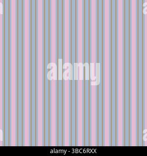 Strisce senza cuciture. Camicia verticale a righe rosa e blu. Illustrazione Vettoriale