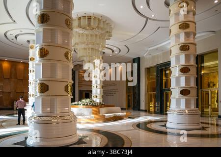Ashgabat, Turkmenistan, il Museo 'santità della Patria', il complesso commemorativo dei monumenti 'MEMORIA DEL POPOLO' Foto Stock