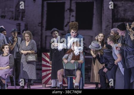 BERLINO, Germania - novembre 2024: Sweeney Todd (The Demon Barber of Fleet Street) - Un thriller musicale (1979) in co-produzione con la nazione dell'Opera Foto Stock