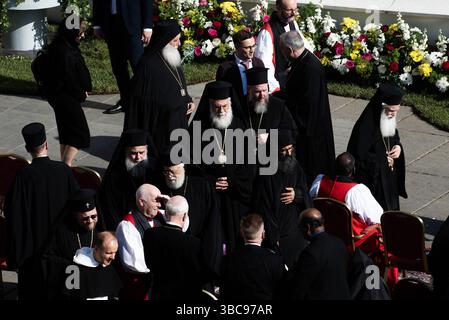 Vaticano, Vaticano. 19 maggio 2025. **NO LIBRI** Italia, Roma, Vaticano 2025/5/19 Papa Leone XIV riceve in udienza privata il Sig. James David Vance, Vice Presidente degli Stati Uniti d'America in Vaticano, fotografia di ANDREA COLARIETI / Catholic Press Photo Credit: Independent Photo Agency/Alamy Live News Foto Stock