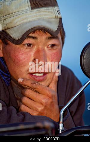 Gente della Mongolia Foto Stock