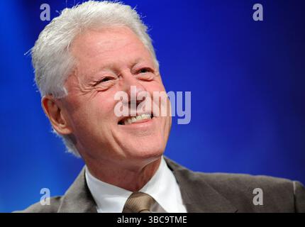 Bill Clinton alla Clinton Global Initiative a New York City - 23 settembre 2009 Foto Stock