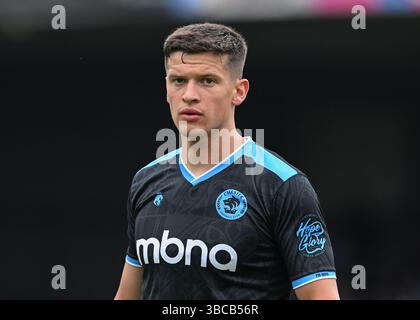 Attis Arena, Scunthorpe, Inghilterra, 18 maggio 2025. Harrison Burke di Chester durante la partita finale dei play-off della National League North Scunthorpe United Scunthorpe United contro Chester all'Attis Arena. (Immagine di credito: ©Cody Froggatt/Alamy Live News) Foto Stock