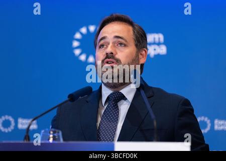 Madrid, Madrid, SPAGNA. 20 maggio 2025. PACO NUÃ'EZ, Presidente del Partito Popolare (PP) di Castilla-la Mancha (immagine di credito: © Ignacio Lopez Isasmendi/ZUMA Press Wire) SOLO USO EDITORIALE! Non per USO commerciale! Foto Stock