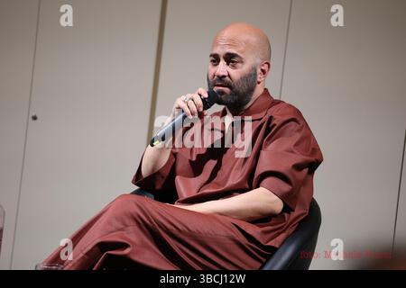 Bologna, Italia. 20 maggio 2025. Il cantante Giuliano Sangiorgi leader della band Negramaro durante la conferenza stampa per presentare il prossimo tour autunnale al Museo della citta di Bologna - Bologna, Italia, 20 maggio 2025 - foto : Michele Nucci credito: Live Media Publishing Group/Alamy Live News Foto Stock