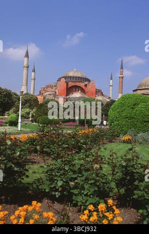 Moschea di Santa Sofia, Istanbul, Turchia, Asia Foto Stock
