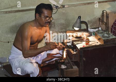 Goldsmith, Isole Andamane, India, Asia Foto Stock