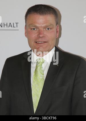 Holger Stahlknecht (CDU) Ministro degli interni della Sassonia-Anhalt all'accoglienza organizzata dal Ministro Presidente Reiner Haseloff per il 2016 DH Foto Stock