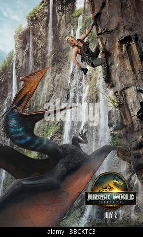 Jurassic World Rebirth (2025) POSTER ART *Filmstill - solo per uso editoriale* vedere le istruzioni speciali. Immagine CAP/UFS fornita da Capital Pictures Foto Stock