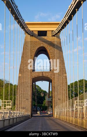 Ponte sospeso di Clifton a Bristol, Regno Unito Foto Stock