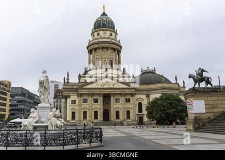 Berlino, Germania - 25 agosto 2020: La Cattedrale francese di Berlino Foto Stock