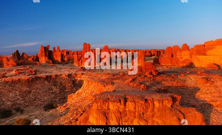 Ennedi Plateau si trova a nord-est del Ciad. Foto Stock
