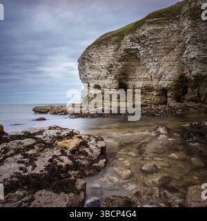 Bridlington, Regno Unito, 13 aprile 2025, Flamborough sbarco nord Foto Stock