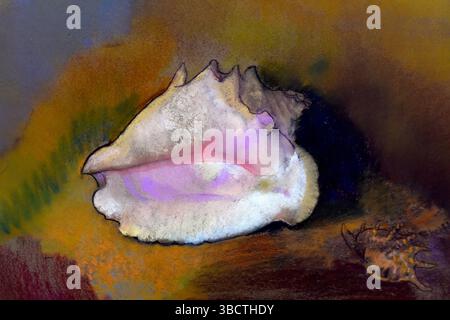La Coquille, 1912, Odilon Redon (1840-1916), Museo d'Orsay, Parigi, Francia. Foto Stock