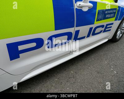 Auto della polizia metropolitana, Londra, Regno Unito Foto Stock