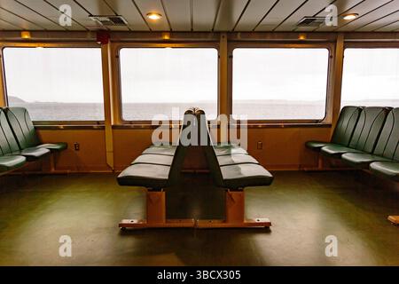 Traghetti Kennewick, Keystone Coupeville per Port Townsend, Washington State, Stati Uniti. Foto Stock