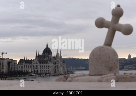 Ungherese del palazzo del parlamento Foto Stock