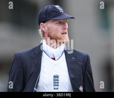 Il capitano inglese Ben Stokes durante il Rothesay test Match Day 1 Inghilterra contro Zimbabwe a Trent Bridge, Nottingham, Regno Unito. 22 maggio 2025. (Foto di Mark Cosgrove/News Images) a Nottingham, Regno Unito il 22/5/2025. (Foto di Mark Cosgrove/News Images/Sipa USA) credito: SIPA USA/Alamy Live News Foto Stock
