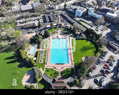 Veduta aerea del Lido di Cheltenham Foto Stock