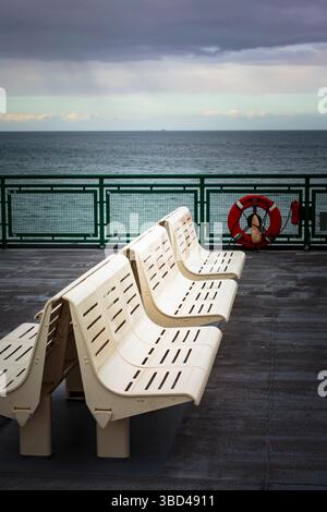 Da Keystone Coupeville al traghetto Port Townsend, Washington State, Stati Uniti. Foto Stock