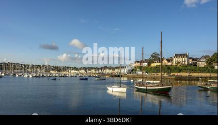Camaret-sur-Mer, penisola di Crozon, porto, dipartimento di Finistere, Bretagne, Francia Foto Stock