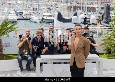 Cannes, Francia. 19 maggio 2025. Ilfenesh Hadera partecipa alla photocall di Film Higher 2 Lower di Spike Lee con Denzel Washington Day 9. Foto Stock