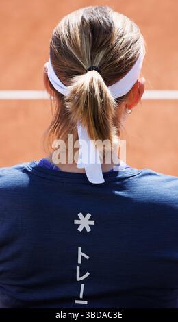 Parigi, Francia. 23 maggio 2025. Saluto belga Minnen nella foto durante il torneo Roland Garros French Open di tennis, a Parigi, Francia, venerdì 23 maggio 2025. Il torneo di quest'anno si svolge dal 19 maggio all'8 giugno. BELGA PHOTO BENOIT DOPPAGNE credito: Belga News Agency/Alamy Live News Foto Stock