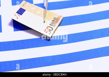 Foto simbolica: Haircut del debito per la Grecia Foto Stock