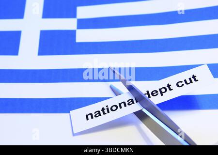 Foto simbolica: Haircut del debito per la Grecia Foto Stock