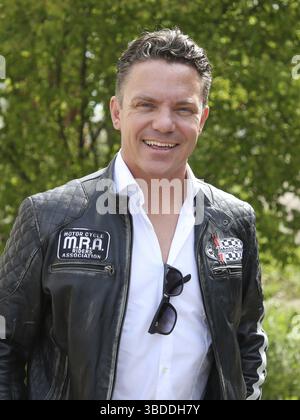 Stefan Mross visita la sua fidanzata, la cantante Anna carina Woitschack, nel suo tour promozionale del 25.04.2017 a Stassfurt, mentre il cantante Stefan Mross visita la sua fidanzata Foto Stock