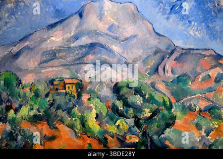 Strada al Mont Sainte-Victoire, 1898-1902, olio su tela, Paul Cezanne, Museo Statale dell'Ermitage, San Pietroburgo Russia, Europa Foto Stock