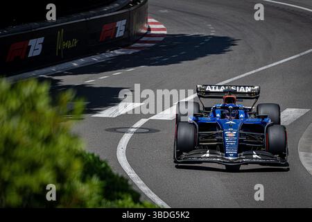 Monaco, Principato di Monaco. 24 maggio 2025. 23, Alexander Albon, THA, Williams FW47, ATLASSIAN WILLIAMS RACING Credit: Independent Photo Agency/Alamy Live News Foto Stock