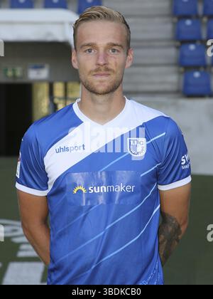 Calciatore tedesco Nils Butzen 1st FC Magdeburg DFB DFL 2nd football Bundesliga stagione 2018-19, calciatore tedesco Nils Butzen 1st FC Magdeburg DFB DFL Foto Stock