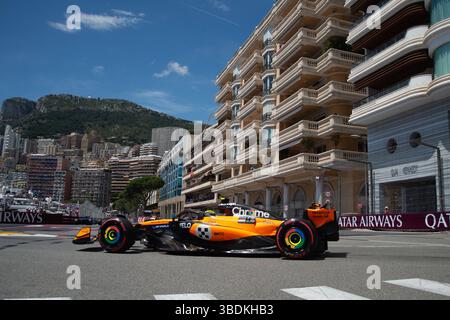 Monaco, Principato di Monaco. 24 maggio 2025. Pranctice 3 e qualifiche, Campionato di Formula 1 a Monaco, Principato di Monaco, 24 maggio 2025 credito: Agenzia fotografica indipendente/Alamy Live News Foto Stock