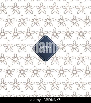 Fiore di sfondo del modello Illustrazione Vettoriale