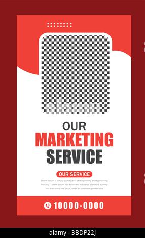 L'agenzia di marketing digitale e la storia sociale aziendale Illustrazione Vettoriale