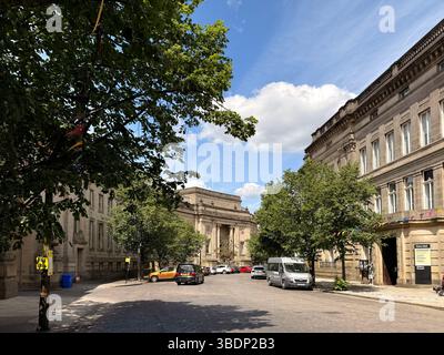 Le Mans Crescent nel centro di Bolton Foto Stock