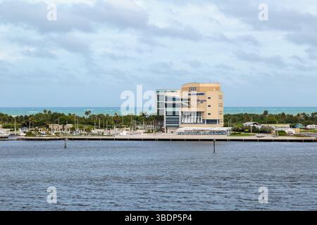 Guy Harvey Oceaonographic Center presso la Nova Southeatern University di Fort Lauderdale, Florida Foto Stock